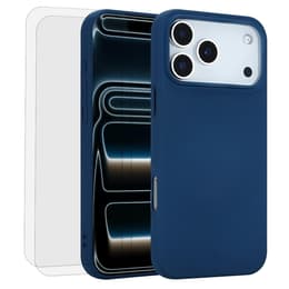 Προστατευτικό iPhone 17 Pro 2 οθόνης - Σιλικόνη - Μπλε