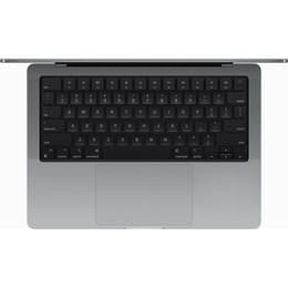 MacBook Pro 14" (2023) - Apple M3 8‑core CPU καιGPU 10-Core - 16GB RAM - SSD 1000GB - Πρότυπο - QWERTY - Ολλανδικό