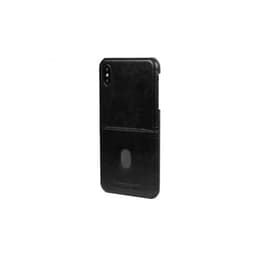 Προστατευτικό iPhone XS Max - Δέρμα - Μαύρο