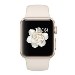 Apple Watch (Series 1) 2016 GPS 42mm - Αλουμίνιο Χρυσό - Αθλητισμός Άσπρο
