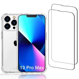 Προστατευτικό iPhone 13 Pro Max 2 οθόνης - Ανακυκλωμένο πλαστικό - Διαφανές