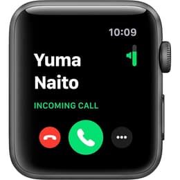 Apple Watch Series 3 (2017) GPS 42 mm - Αλουμίνιο Space Gray - χωρίς περικάρπιο χωρίς περικάρπιο
