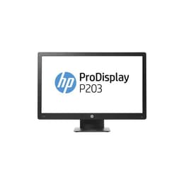 20" HP ProDisplay P203 1600 x 900 LCD monitor Μαύρο