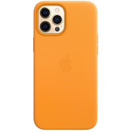 Apple Θήκη iPhone 12 Pro Max - Magsafe - Δέρμα Κίτρινο