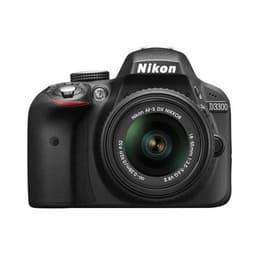 Reflex D3300 - Μαύρο + Nikon AF-S DX Nikkor 18-55mm f/3.5-5.6G VR II f/3.5-5.6