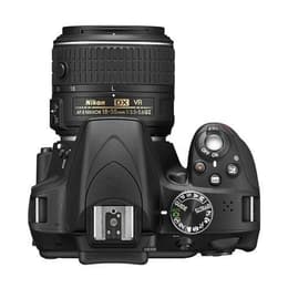 Reflex D3300 - Μαύρο + Nikon AF-S DX Nikkor 18-55mm f/3.5-5.6G VR II f/3.5-5.6