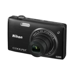 Συμπαγής Coolpix S5200 - Μαύρο + Nikon Nikkor 6x Wide Optical Zoom VR 26–156mm f/3.5-6.5 f/3.5-6.5