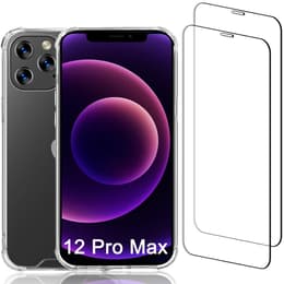 Προστατευτικό iPhone 12 Pro Max 2 οθόνης - Ανακυκλωμένο πλαστικό - Διαφανές