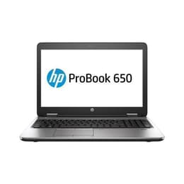 HP ProBook 650 G2 15" (2016) - Core i5-6300U - 4GB - SSD 256 Gb AZERTY - Γαλλικό