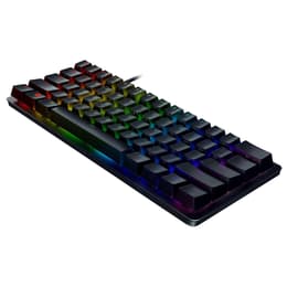 Razer Πληκτρολόγιο AZERTY Γαλλικό Πληκτρολόγιο με φωτιζόμενα πλήκτρα Huntsman Mini