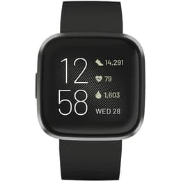 Fitbit Ρολόγια Versa Παρακολούθηση καρδιακού ρυθμού - Μαύρο