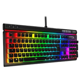 Hyperx Πληκτρολόγιο AZERTY Γαλλικό Πληκτρολόγιο με φωτιζόμενα πλήκτρα Alloy Elite 2