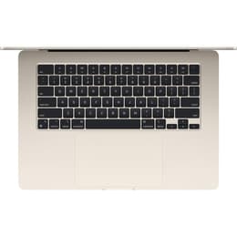 MacBook Air 13" (2024) - Apple M3 8‑core CPU καιGPU 10-Core - 8GB RAM - SSD 512GB - Πρότυπο - QWERTY - Ισπανικό