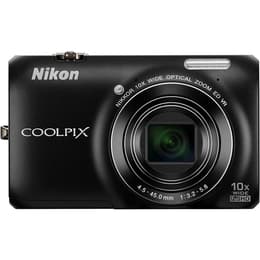 Συμπαγής Coolpix S6300 - Μαύρο + Nikon Nikkor 10x Wide Optical Zoom ED VR 25-250mm f/3.2-5.8 f/3.2-5.8