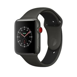 Apple Watch (Series 3) 2017 GPS 42mm - Αλουμίνιο Space Gray - Sport loop Μαύρο