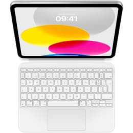 iPad Magic Keyboard Folio 10.9" (2022) - Άσπρο - QWERTY - Αγγλικά (UK)