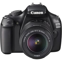 Reflex EOS 1100D - Μαύρο + Canon Zoom Lens EF-S 18-55mm f/3.5-5.6 IS II + EF-S 70-300mm f/4-5.6 DG Macro f/3.5-5.6 + f/4-5.6