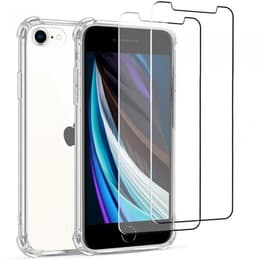 Προστατευτικό iPhone SE(2020/2022)/iPhone 8/7/6s 2 οθόνης - TPU - Διαφανές