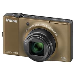 Συμπαγής Coolpix S8000 - Καφέ Nikon Nikkor wide Optical zoom 30–300mm f/3.5–5.6 f/3.5–5.6