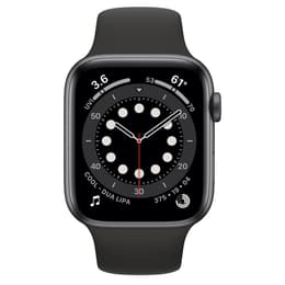 Apple Watch (Series 6) 2020 GPS 44mm - Αλουμίνιο Space Gray - Sport band Μαύρο