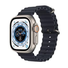 Apple Watch (Ultra) 2022 GPS + Cellular 49mm - Τιτάνιο Μαύρο - Μπάντα ωκεανού Μαύρο