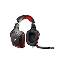 Logitech G230 Μειωτής θορύβου gaming με καλώδιο Ακουστικά Μικρόφωνο - Μαύρο/Κόκκινο