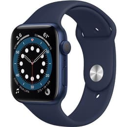 Apple Watch (Series 6) 2020 GPS 44mm - Αλουμίνιο Μπλε - Sport band Μπλε