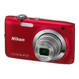 Συμπαγής Coolpix S2600 - Κόκκινο + Nikon Nikkor Wide Optical Zoom 26-130 mm f/3.2-6.5 f/3.2-6.5