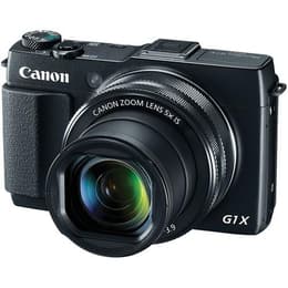 Συμπαγής PowerShot G1X MARK II - Μαύρο + Canon Canon Zoom Lens f/2.0-3.9