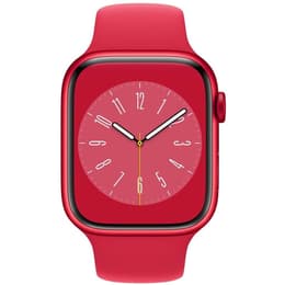 Apple Watch Series 8 (2022) GPS + Cellular 45 mm - Αλουμίνιο Κόκκινο - Sport band Κόκκινο