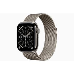 Apple Watch (2025) GPS + Cellular 42 mm - Τιτάνιο Φυσικό - Milanese loop Γκρι