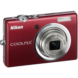Συμπαγής Coolpix S570 - Κόκκινο + Nikon Nikkor Wide Optical Zoom f/2.7-6.6