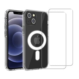 Προστατευτικό iPhone 13 mini 2 οθόνης - TPU - Διαφανές