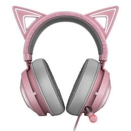 Razer Kraken Kitty Edition καλωδιωμένο Ακουστικά Μικρόφωνο - Ροζ/Γκρι