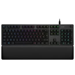 Logitech Πληκτρολόγιο AZERTY Γαλλικό Πληκτρολόγιο με φωτιζόμενα πλήκτρα G513 Carbone