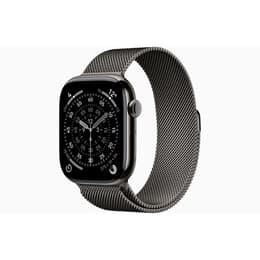 Apple Watch (2025) GPS + Cellular 46 mm - Τιτάνιο Slate - Milanese loop Μαύρο