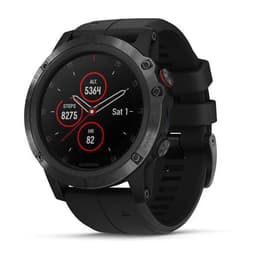 Garmin Ρολόγια Fenix 5X Plus Παρακολούθηση καρδιακού ρυθμού GPS - Μαύρο