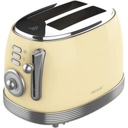 Φρυγανιέρα Cecotec Toast&Taste 800 Vintage Light Yellow υποδοχές - Χρυσό