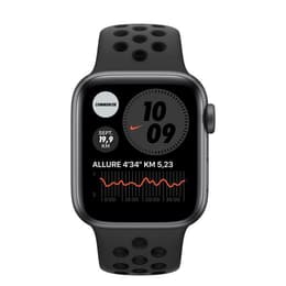 Apple Watch (Series 6) 2020 GPS 44mm - Αλουμίνιο Space Gray - Nike Sport band Μαύρο
