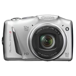 Συμπαγής PowerShot SX150 IS - Γκρι + Canon Zoom Lens 12X IS 28–336mm f/3.4–5.6 f/3.4–5.6