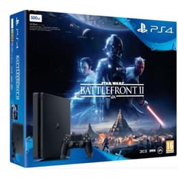 PlayStation 4 Slim 500GB - Μαύρο + Star Wars Battlefront II