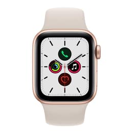 Apple Watch Series SE 1 (2020) GPS + Cellular 40 mm - Αλουμίνιο Χρυσό - Sport band Starlight