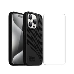 Back Market Προστατευτικό iPhone 15 Pro και προστατευτική οθόνη - Ανακυκλωμένο πλαστικό - Μαύρο