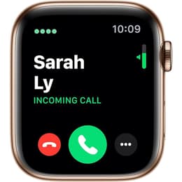 Apple Watch Series 8 (2022) - (το λουράκι δεν περιλαμβάνεται) - GPS + Cellular 45 mm - Χρυσό Ανοξείδωτο ατσάλι
