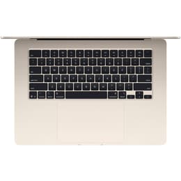 MacBook Air 15" (2025) - Apple M4 10‑core CPU καιGPU 10-Core - 16GB RAM - SSD 512GB - Πρότυπο - QWERTY - Αγγλικά
