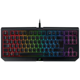 Razer Πληκτρολόγιο AZERTY Γαλλικό Πληκτρολόγιο με φωτιζόμενα πλήκτρα BlackWidow Tournament Edition Chroma V2
