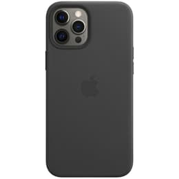 Apple Θήκη iPhone 12 Pro Max - Magsafe - Δέρμα Μαύρο