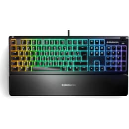 Steelseries Πληκτρολόγιο AZERTY Γαλλικό Πληκτρολόγιο με φωτιζόμενα πλήκτρα Apex 3