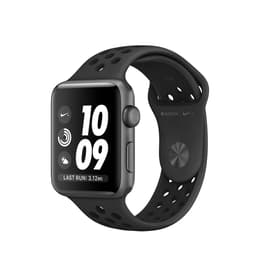 Apple Watch (Series 3) 2017 GPS 42mm - Αλουμίνιο Space Gray - Nike Sport band Μαύρο