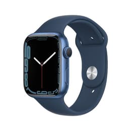 Apple Watch (Series 7) 2022 GPS 41mm - Αλουμίνιο - Sport band Μπλε